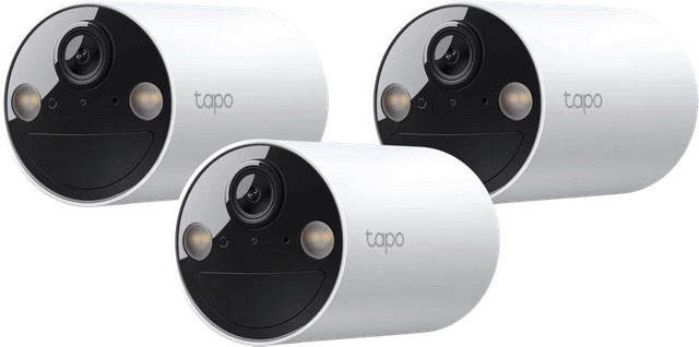 TP-Link Tapo C410 Wi-Fi Überwachungskamera 3er-Pack, Weiß - Bild 1