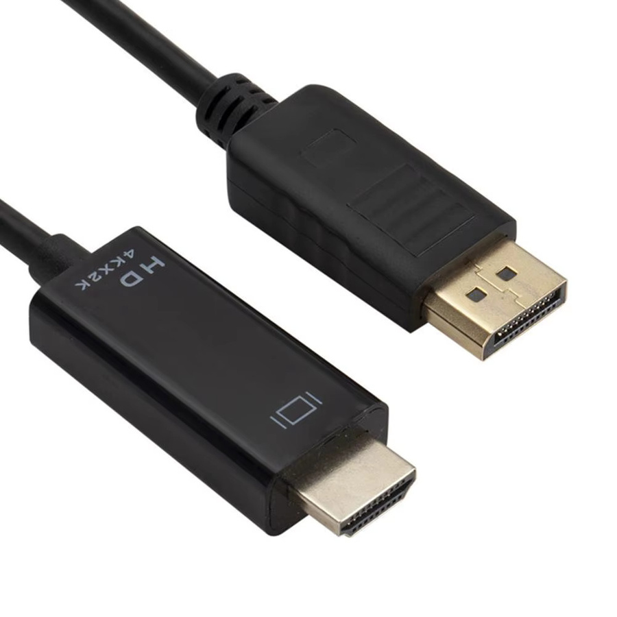 Eelhoe DisplayPort zu HDMI Video und Audio Konverter Adapter in Schwarz für Laptop, PC und Monitor, unterstützt 4K und 2K Auflösung - Bild 6
