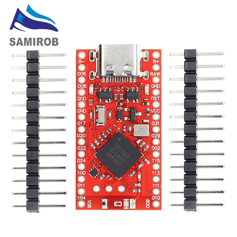 SAMIROB NRF52840 Entwicklungsboard Bluetooth Red Board kompatibel mit Nice! Nano V2.0 und Pro Micro für Arduino - Bild 2