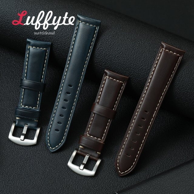 luffyte Uhrenarmband Leder, Vintage, Herren - Bild 1