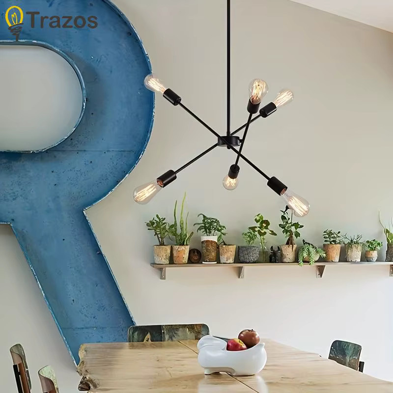 TRAZOS LED Deckenleuchte in Schwarz aus Metall im modernen Zweig-Design für Wohnzimmer, Schlafzimmer und Esszimmer - Bild 3