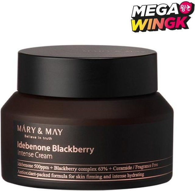 Mary&May Idebenon + Brombeere Intensive Creme, 70 g, Trockene Haut - Bild 1