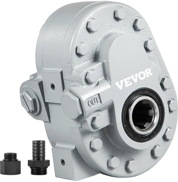 Hydraulikpumpe von Buying Solutions, MB mit 21,2 GPM und 2250 PSI, 540 U/min, SAE 12 Anschluss, Farbe Silber - Bild 1
