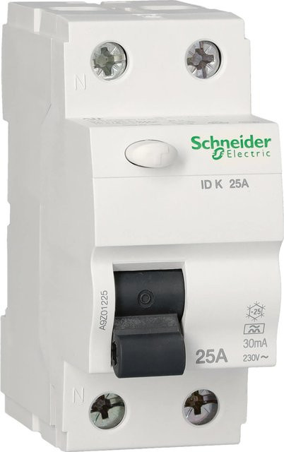 Schneider Electric Fehlerstromschutzschalter RCD 2-polig 25 A in Weiß - Bild 1