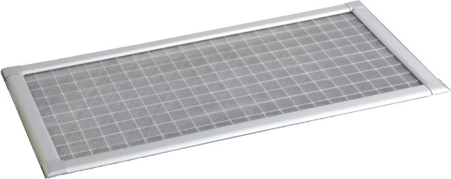 Powertec Garden Kellerschacht-Schutzgitter PROFI aus Aluminium in Silber, Breite: 115 cm, Höhe: 60 cm - Bild 1