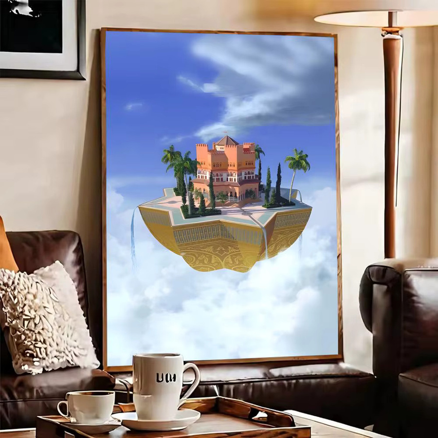 D-Dellafuente Torii Yama Album Poster, moderner wasserdichter HD-Wandaufkleber in Schwarz und Multicolor, selbstklebende ästhetische Wanddekoration für dein Zuhause - Bild 6