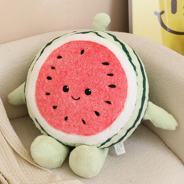 Wassermelonen-Plüschpuppe, Plüschtier, 40cm - Bild 1