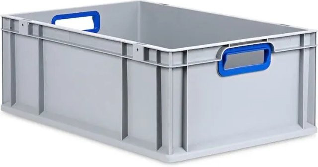 PROREGAL Eurobox Nextgen Color Transportbox mit verstärktem Boden, Blau, H x B x T: 22 x 40 x 60 cm, 44 Liter - Bild 1