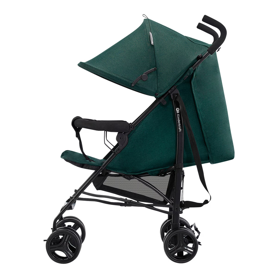 Kinderkraft Travel Buggy TIK in Grün mit Schwenkrädern und faltbarer Konstruktion - Bild 2