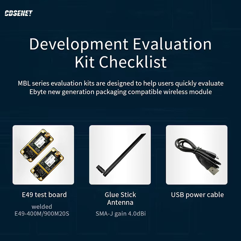 CDSENET Drahtloses USB-Testboard-Kit E49-900MBL-01 mit CMT2300A und E49-900M20S für 868/915MHz - Bild 2