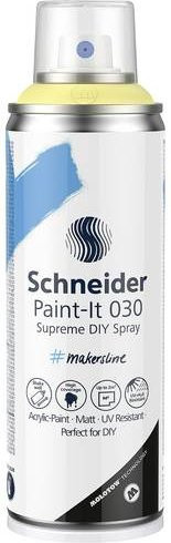 Schneider Paint-It Acrylfarbe Hellgelb, wetterfest und deckend, 200 ml - Bild 1