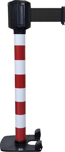 VISO RXLO1100RBBK LO3 Gurtabsperrpfosten Rot, selbstständig stehend, Gurtlänge: 10 m, Durchmesser: 8 cm, Höhe: 111 cm - Bild 1