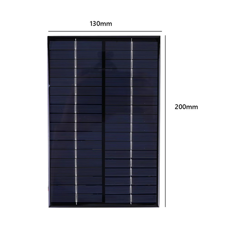 Tragbares 8W 18V Solarpanel mit Clip als wasserdichtes Mini-Solarpanel-Modul zum Laden von 12-18V Batterien - Bild 5