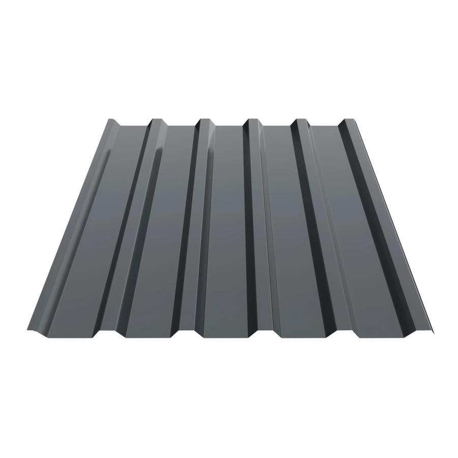 Smart Cover Solution Trapezblech TR35 Stahl in Anthrazit-Grau, B/H/T: 200 x 103,5 x 0,05 cm - Bild 2