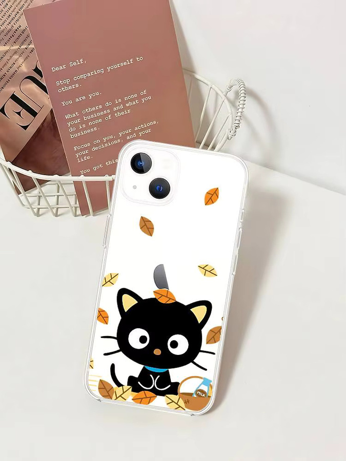 Luxuriöse C-Chococat Handyhülle für iPhone 11 bis iPhone 17 Pro Max, transparent und weich - Bild 6