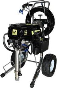 MONSTER LuckySpray 5.2 HD Airlessanlage in Schwarz mit Zubehör für Wandfarbe, Lack und Lasur - Bild 1