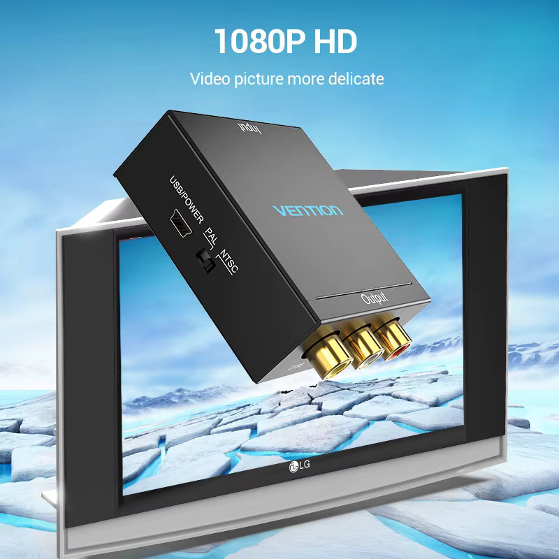Vention HDMI zu AV RCA Adapter Konverter in Schwarz für PC, HDTV und Projektor - Bild 5