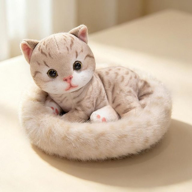 Yiran Health & Beauty Amerikanisch Kurzhaar Katze, Plüsch-Haustierspielzeug, ab 14 Jahren - Bild 1