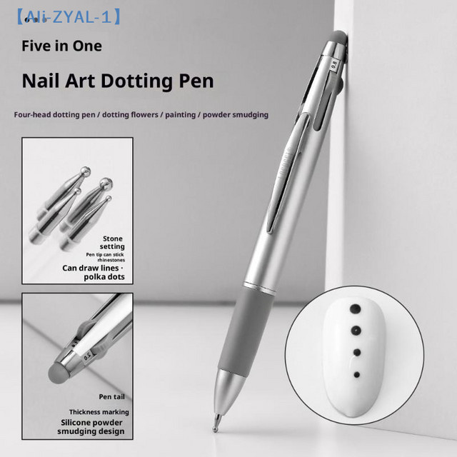 JETTING 4-in-1 Nail-Dotting-Stift, Nagelkunst-Werkzeug - Bild 1