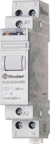 Finder Stromstoß-Schalter Hutschiene 20.23.9.110.4000 1 Öffner 1 Schließer 110 V/DC in Weiß - Bild 1