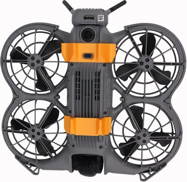 DJI Neo 2 Anti-Scratch und Anti-Verschleiß Schutzhalterung Body Bottom Shell Landeschutzabdeckung in Schwarz und Grau - Bild 1