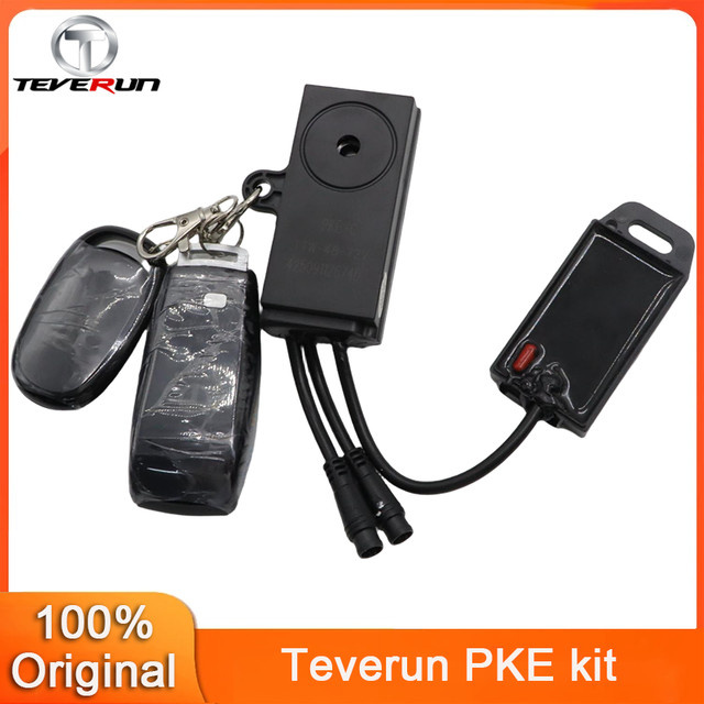 Teverun PKE Kit IVCU V5 GPS+PKE Version mit Fernbedienungsschlüssel für Teverun Supreme 7260R, Ultra und Tetra E-Scooter in Schwarz - Bild 1