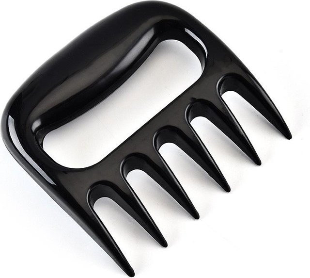 Bestbags BBQ Fleisch Shredder Bär Klaue in Schwarz zum Zerkleinern von Pulled Pork, Fleisch, Obst und Gemüse - Bild 1