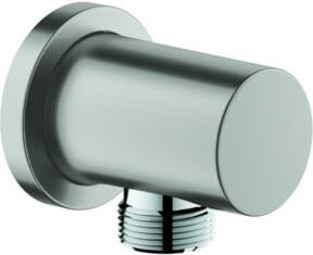 Grohe Wandanschlussbogen Rainshower 1/2" mit runder Rosette in Chrom und Edelstahl-Optik - Bild 1