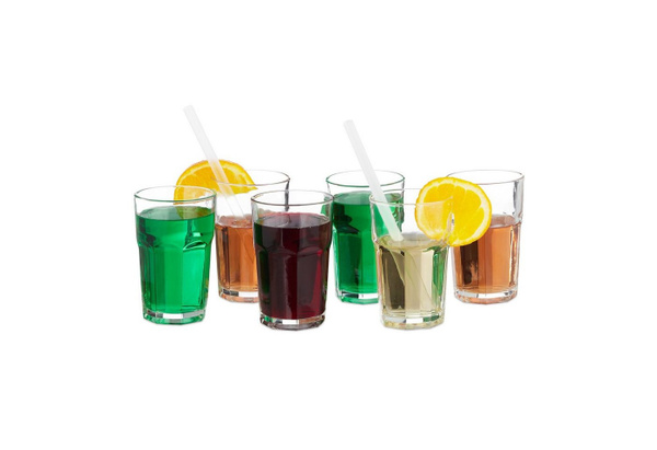relaxdays Trinkgläser Set aus Glas, 6-teilig