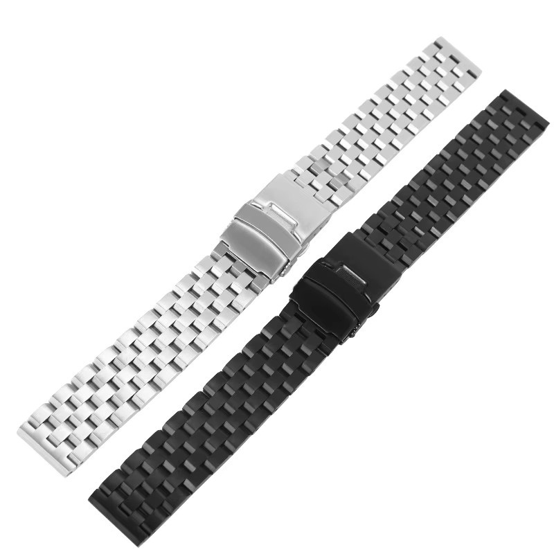 Zhangeer Uhrenarmband Edelstahl, Schwarz, Unisex - Bild 3