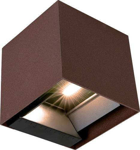 V-TAC Solar-Außenwandleuchte VT-409CCT-C mit LED 9W, Bewegungsmelder und IP65 Schutz, Rost-Braun - Bild 1
