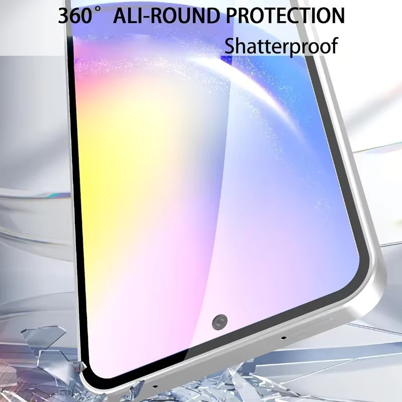 Schutzfolie aus gehärtetem Glas mit schwarzem Rand für Samsung Galaxy S25 Edge S24 FE A06 A16 A26 A36 A56 A05 S A15 A25 A35 A55 - Bild 5