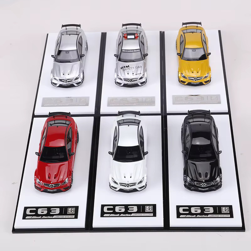 BUZHENG Mercedes C63, Modellauto, 1:64, Resin-Modellauto - Bild 4