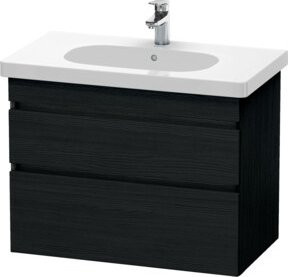 Duravit Waschtischunterschrank DuraStyle in Weiß mit 2 Schubladen, wandhängend, B: 80 cm, T: 45,3 cm, H: 61 cm - Bild 1