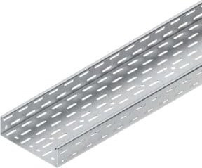 Niedax Kabelrinne RS 60.100 sendzimirverzinkt silber B: 6,0 cm, H: 10,0 cm - Bild 1