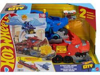 Hot Wheels Drachen Transporter 2-in-1 Spielfahrzeug 1:64 - Bild 1