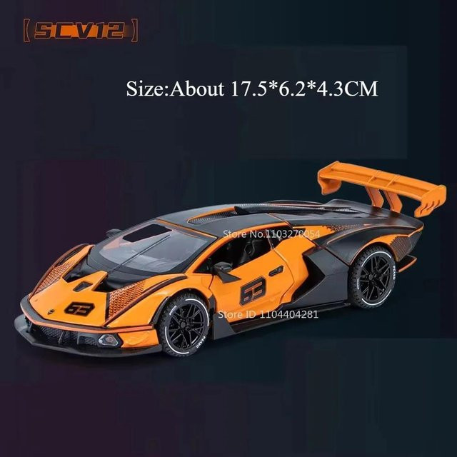 Lambor V12 Modell SCV12, Sportwagen, 1:32, mit Licht und Sound, ab 14 Jahren - Bild 1