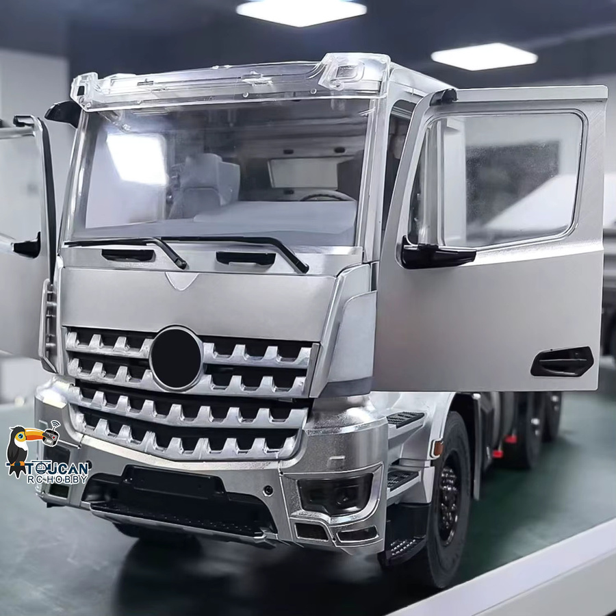 Tamiya Modellteil, Vollmetall-Kabinschalen-Kits, 1:14, Grau - Bild 2
