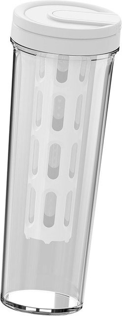 Fishine Cold Brew Kaffeebereiter und Mehrzweck-Teebecher mit Filter, tragbare versiegelte Wasserflasche, transparent, 1 l - Bild 1