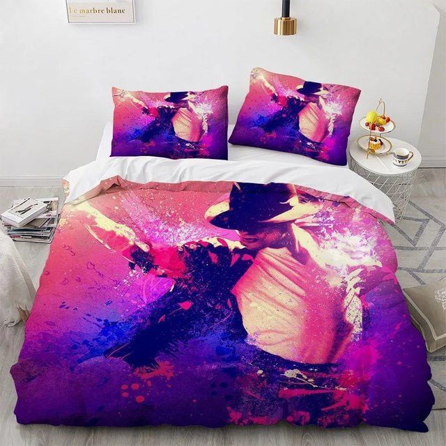 Softura Michael Jackson Bettwäsche-Set mit Reißverschluss, Multicolor, B/H: 240 x 220 cm - Bild 1