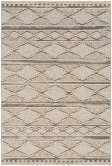 Vercai Rugs Teppich Indigo Rauten in Beige und Blau, modern mit High-Low-Effekt, B: 160 cm, T: 230 cm - Bild 1