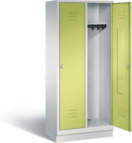 C+P Garderobenschrank Classic in Viridingrün und Lichtgrau, H: 180 cm, B: 81 cm, T: 50 cm - Bild 1