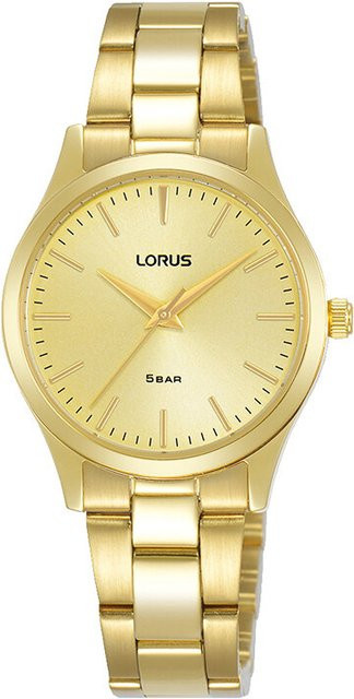 Lorus Armbanduhr, Quarz, Edelstahl, Gold, 28 mm, Damen - Bild 1