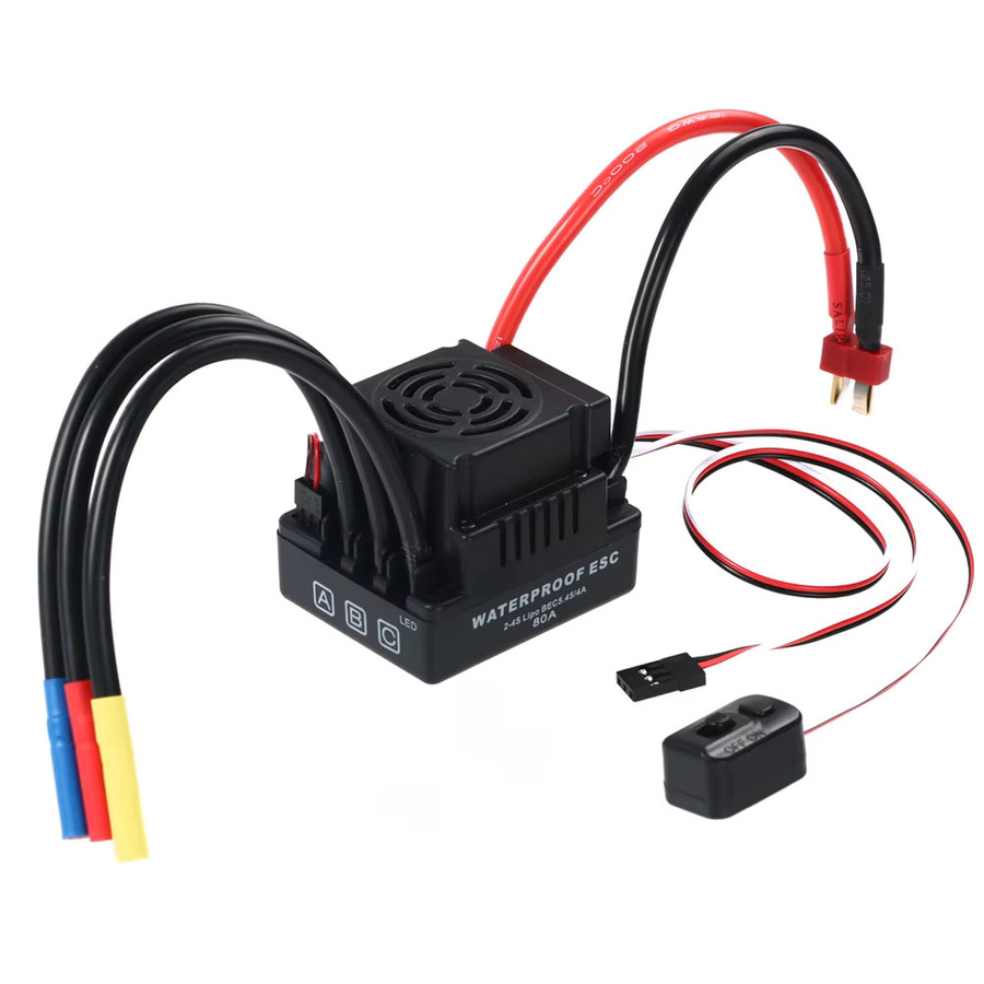 Aneegfpv RC 120A Brushless ESC Elektrischer Geschwindigkeitsregler, 1:8 - Bild 2