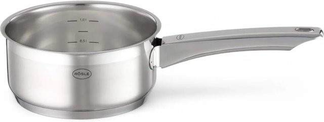 Rösle Stielkasserolle Charm aus Edelstahl in Silber Ø 16 cm - Bild 1