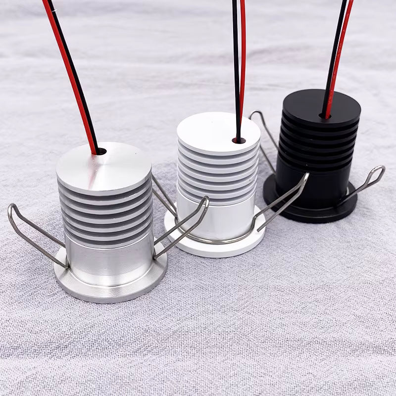 Ohlite Mini-LED-Einbaustrahler IP65 wasserdicht dimmbar Silber Aluminium für Home Hotel Sauna mit Einbauöffnung 28 mm - Bild 3