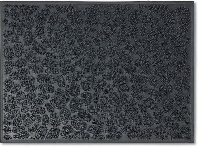Fußmatte PIN MAT Astra in Schwarz mit Grafikdesign aus Gummi, B/T: 60 x 40 cm - Bild 1