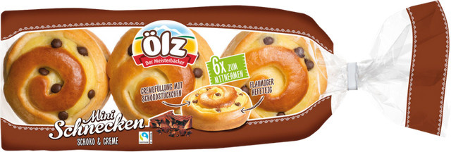 Ölz Mini-Schnecken Schoko & Creme 6 x 50 g 300 g - Bild 1