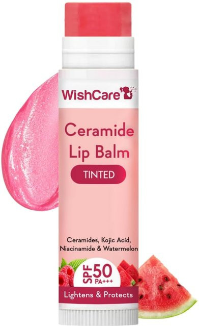 WishCare Getönter Ceramid Lippenbalsam LSF 50, pink, 5 g - Bild 1