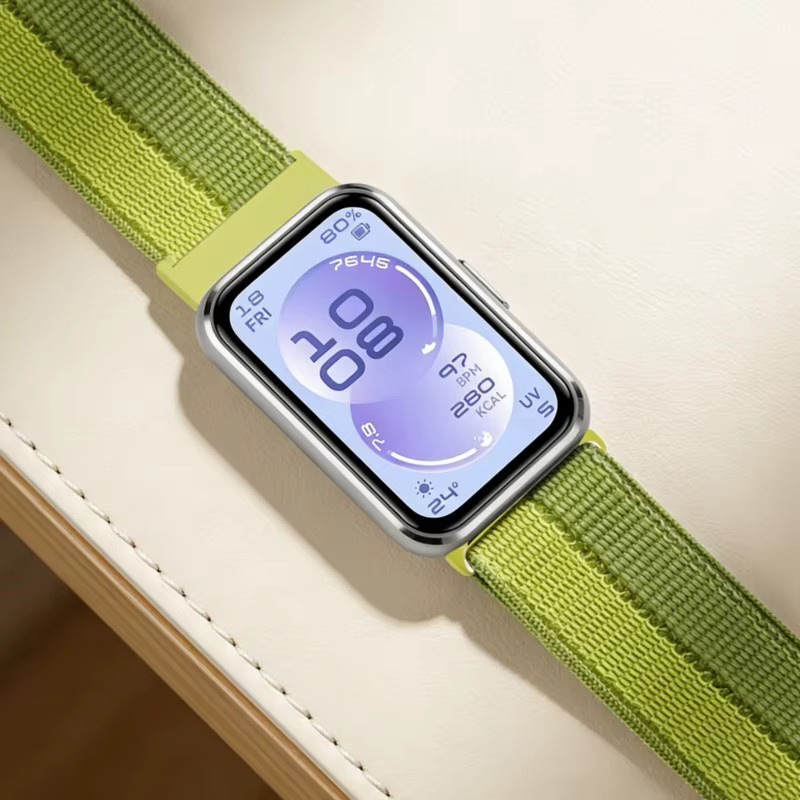 Huawei Uhrenarmband Nylon, grün - Bild 2